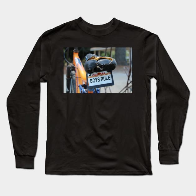 BOYS RULE Long Sleeve T-Shirt by Battlefoxx Living Earth